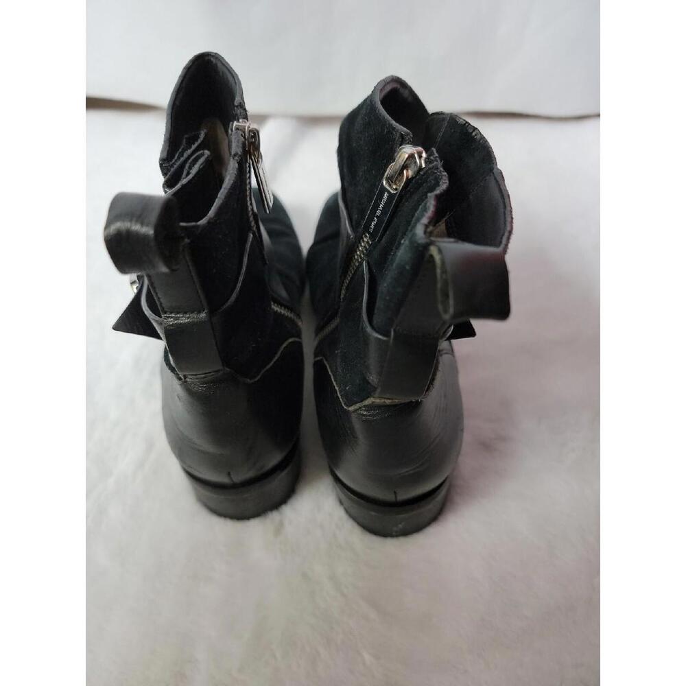 Michael Kors Women's Boots Size 8M Contemporary Black Suede LOGO, Zipper - Picture 7 of 10